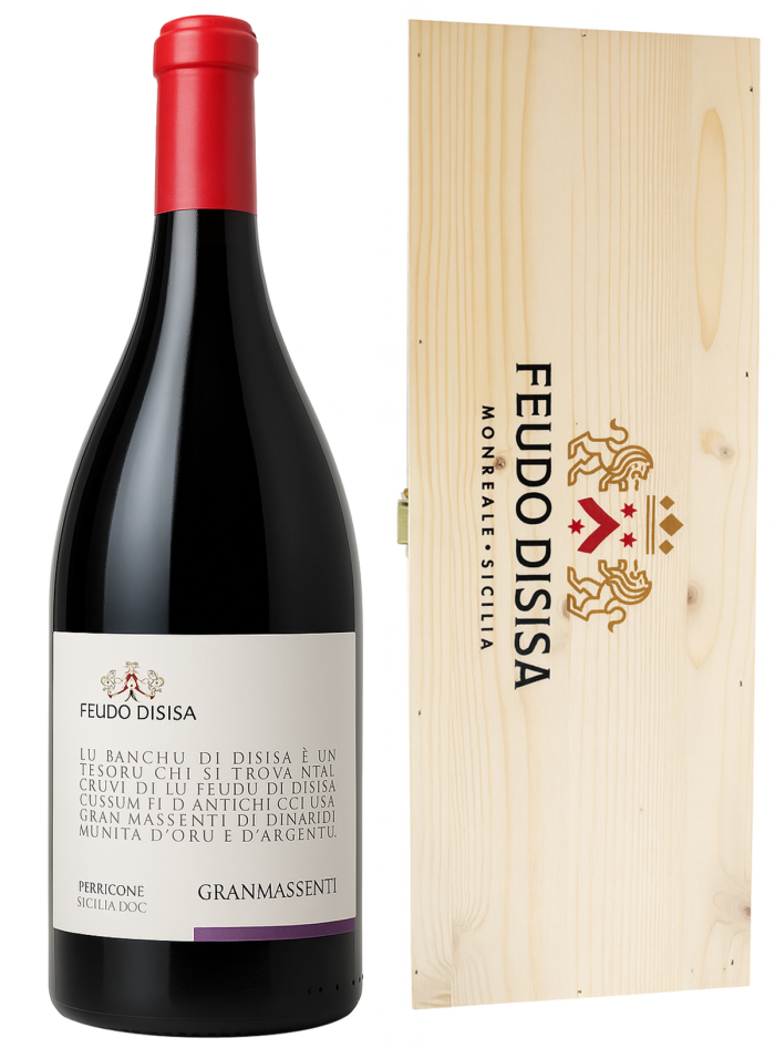 GRANMASSENTI MAGNUM2020 FEUDO DISISA CASSA LEGNO GRANMASSENTI MAGNUM2020 FEUDO DISISA CASSA LEGNO