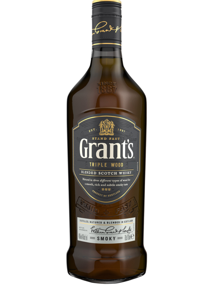GRANT S TRIPLEWOOD SMOKY WHISKY GRANT S TRIPLEWOOD SMOKY WHISKY