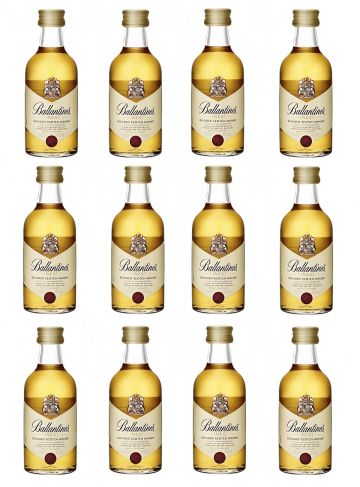 Kit mignon Ballantines 12 pezzi x 5 cl