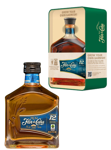 FLOR DE CANA CENTEN. 12Y GIFT PACK