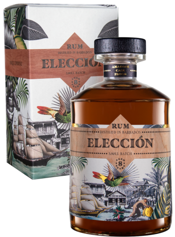 RUM ELECCION BARBADOS 8Y CL 70