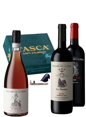 C.L. TRIS LA MONACA2020-SYRAH 2021-MADAMAROSE 2022 TASCA