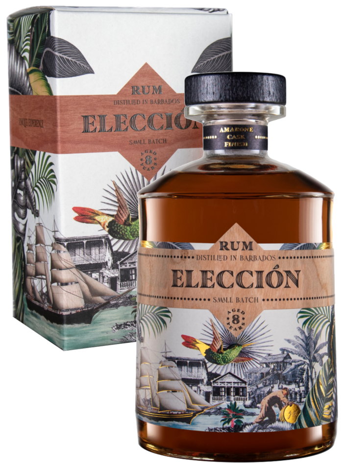 RUM ELECCION BARBADOS 8Y CL 70
