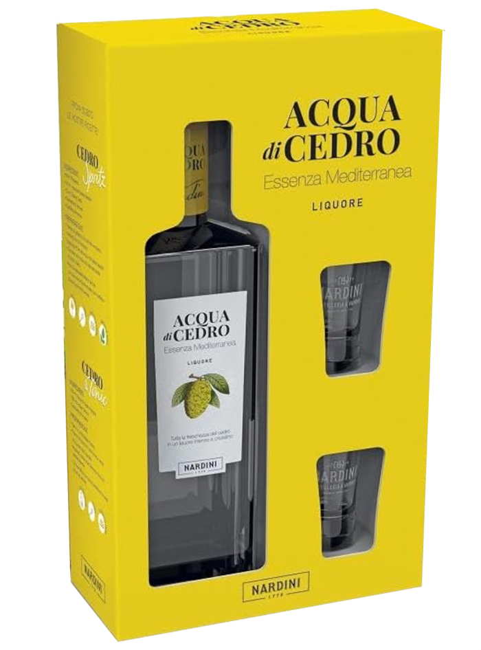 Acqua di cedro + 2 Bicchierini Acqua di cedro + 2 Bicchierini